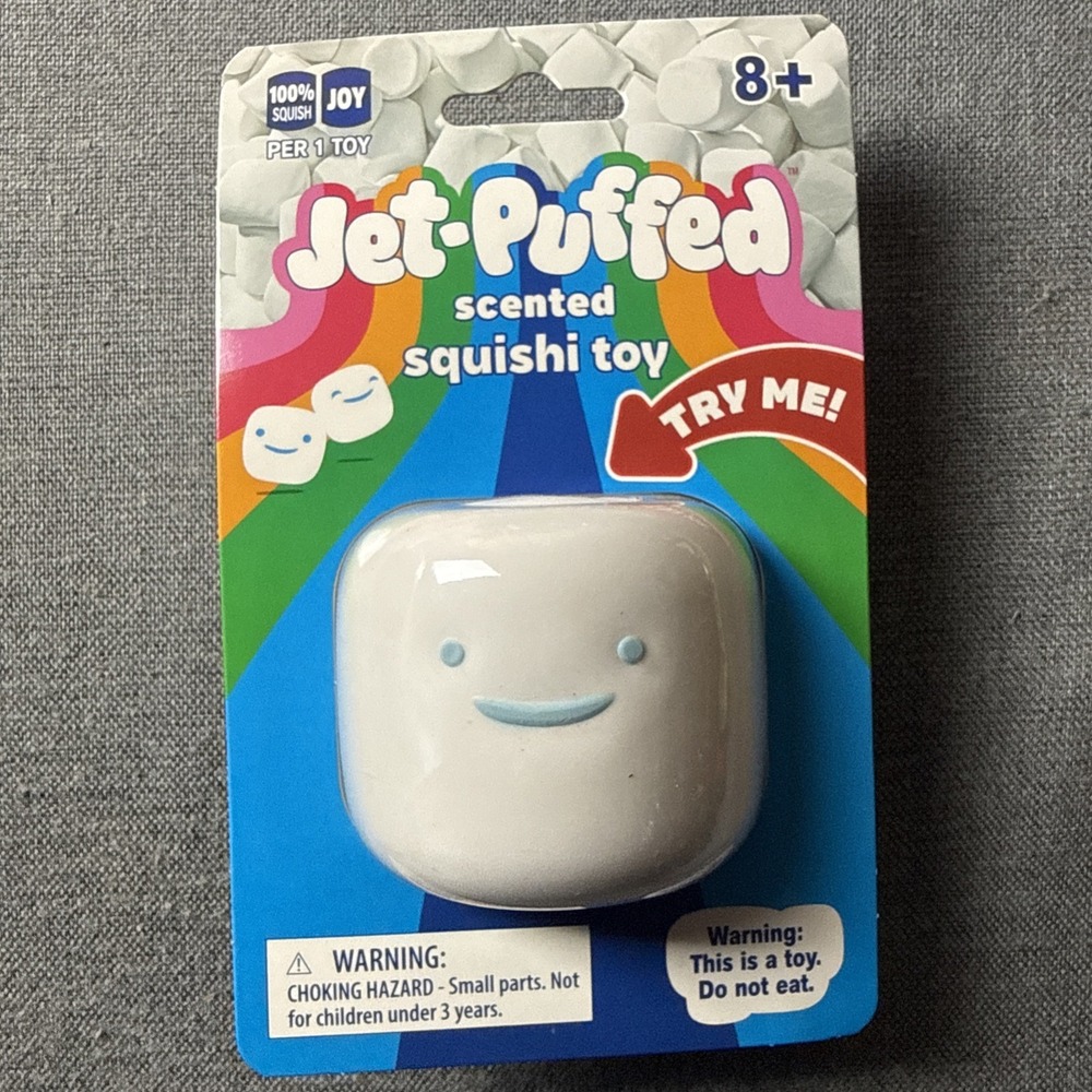 Jet Puffed Marshmallow Squishy Scented Stress Toy Brand New